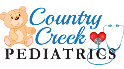 A logo for Country Creek Pediatrics