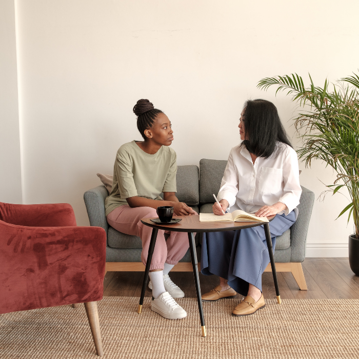 TBI Therapy session in an office