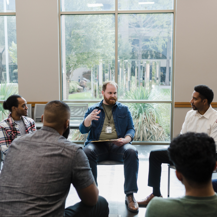 Support Group ocurring with men